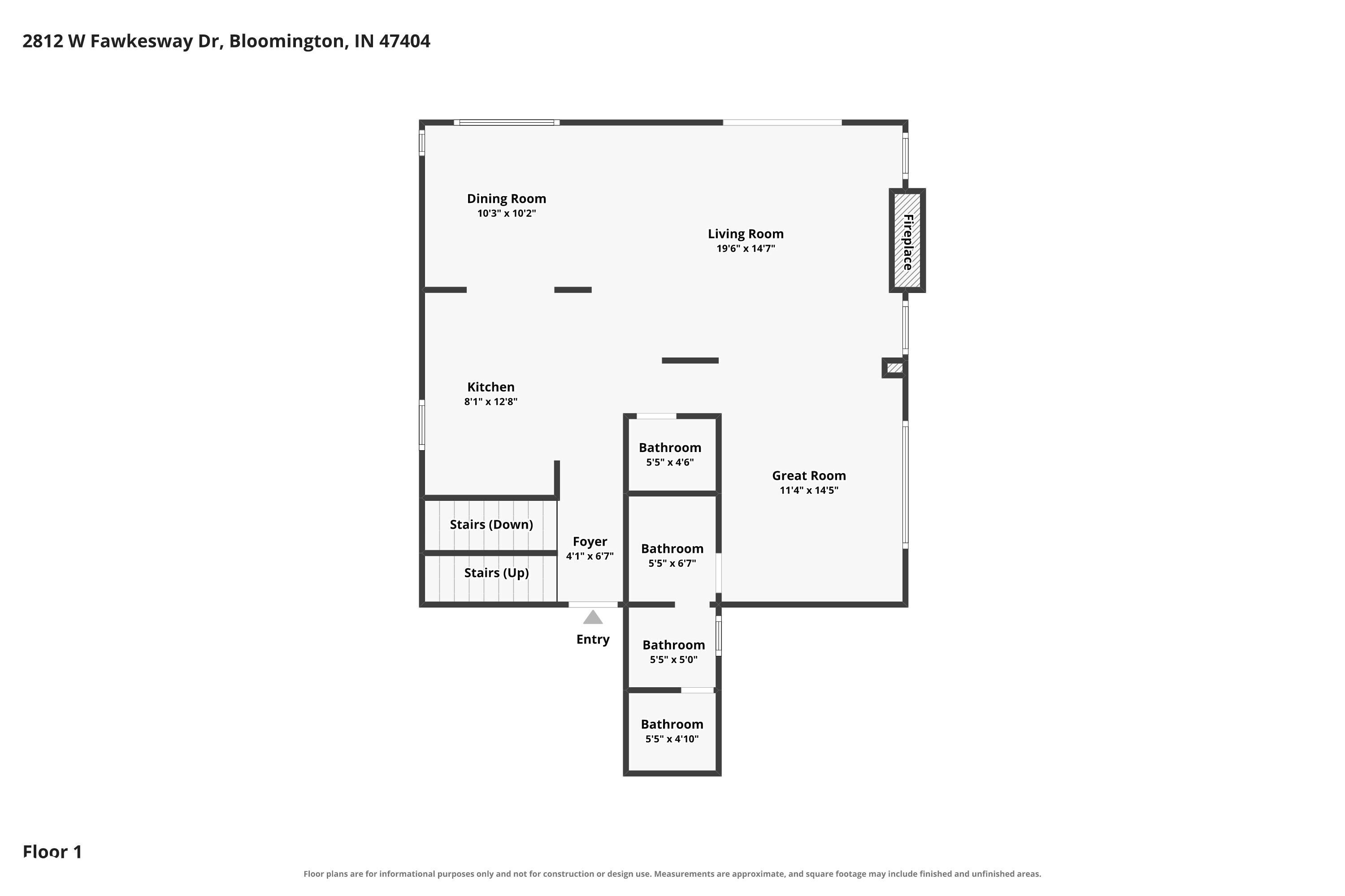 2812 W Fawkesway Drive, Bloomington, IN, 47404 photo 4 of 54